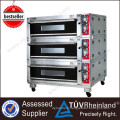 Guangzhou acier inoxydable K168 électrique / gaz pour mini-boulangerie meilleurs fours électriques